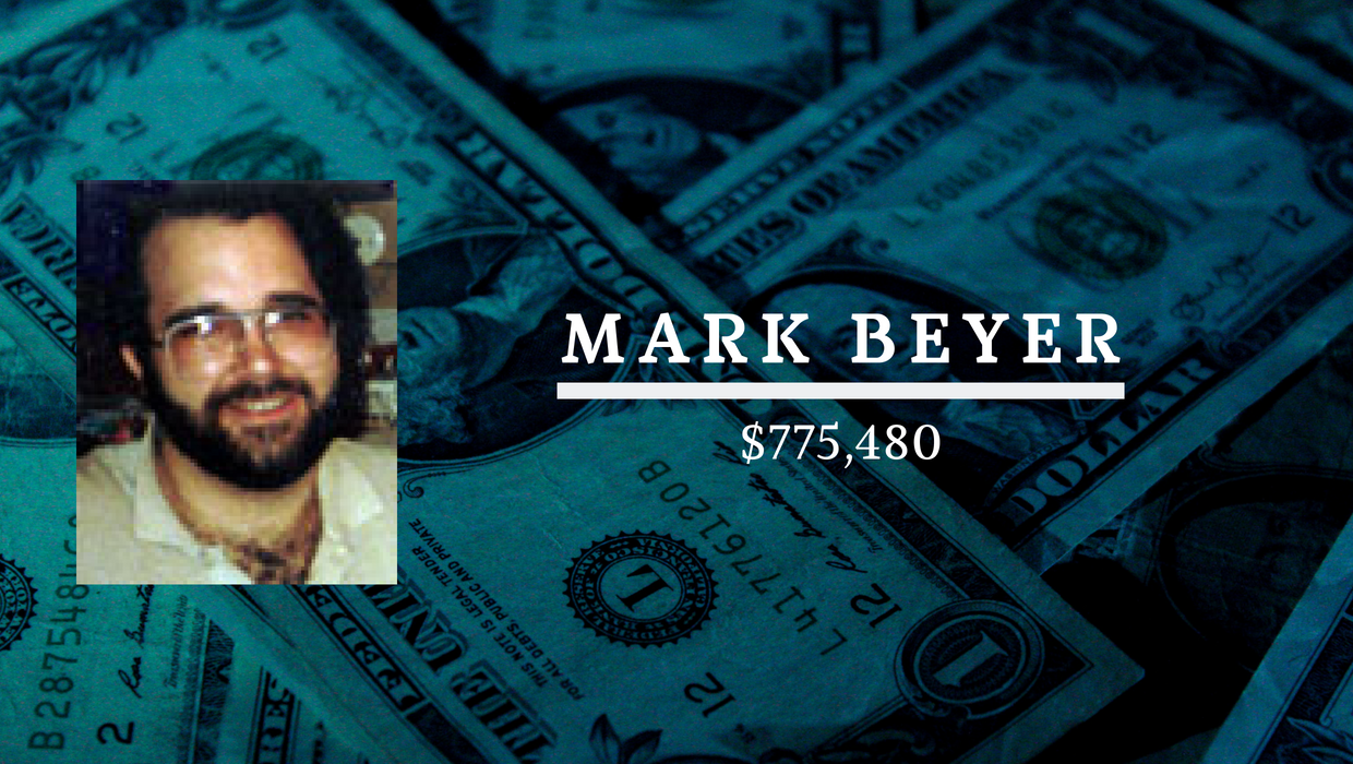 Mark Beyer: $775,480